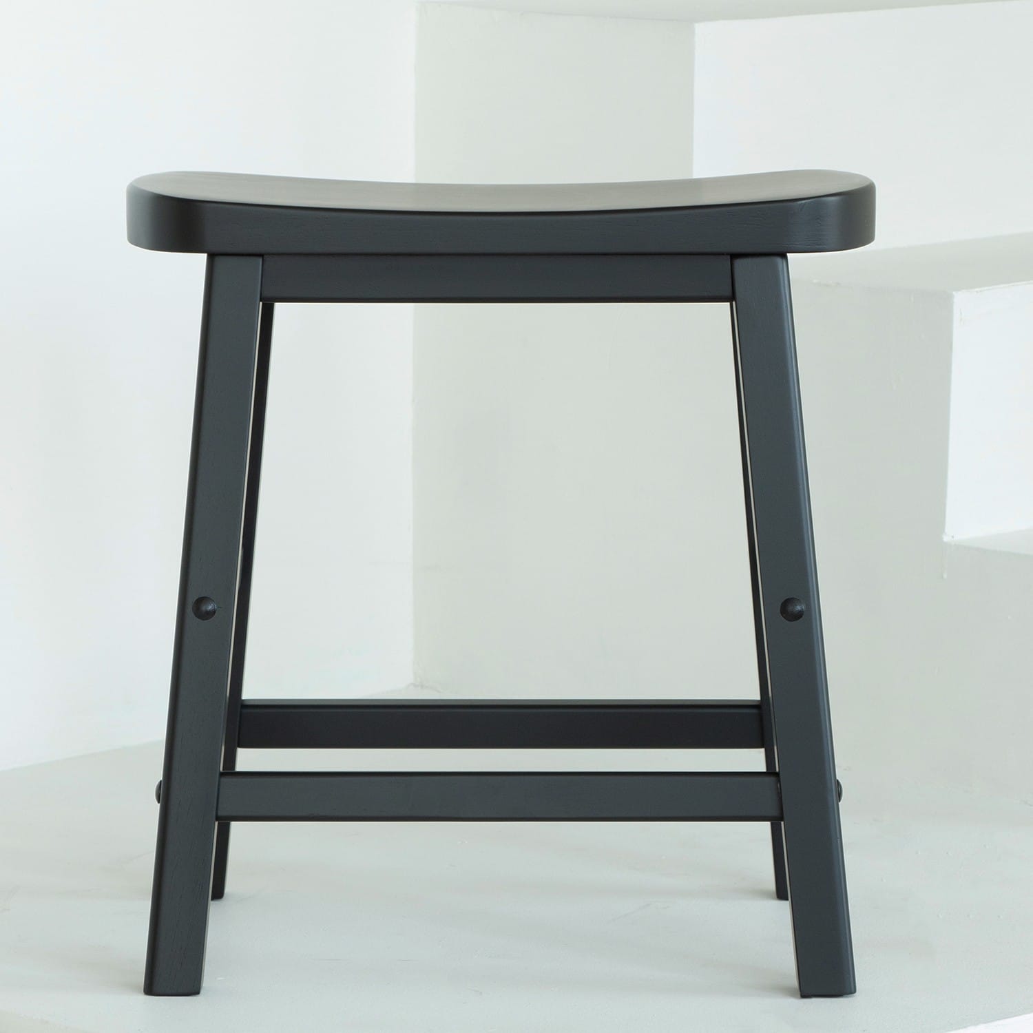 เก้าอี้บาร์ไม้ยางพารา MAAI DESIGN รุ่น YOKUSO สีดำ_1